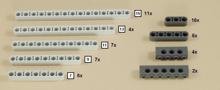 PIECES New GENUINE LEGO TECHNIC MINDSTORM NXT PARTS 200 Construction ...